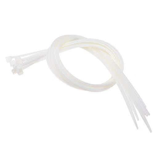 uxcell 150pcs Cable Zip Ties 12 Inch Self-Locking Nylon Tie Wraps White