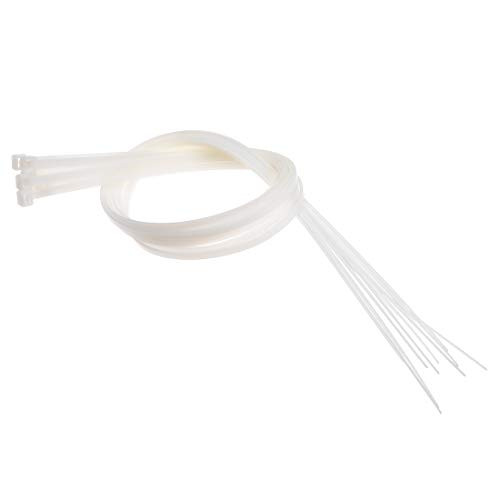 uxcell 150pcs Cable Zip Ties 20 Inch x 0.16 Inch Self-Locking Nylon Tie Wraps White