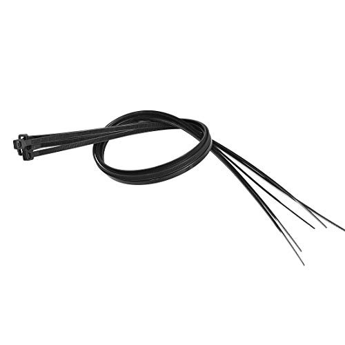 uxcell 150pcs Cable Zip Ties 20 Inch x 0.16 Inch Self-Locking Nylon Tie Wraps Black