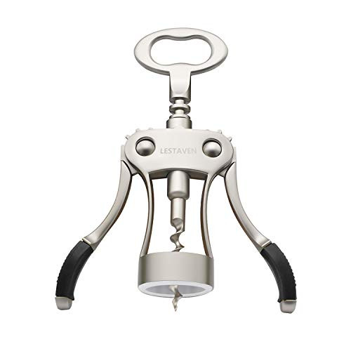 Stainless Steel Wing Corkscrew Wine Opener, Waiters Corkscrew Cork and Beer Cap Bottles Opener Remover, Used in Kitchen Restaurant Chateau and Bars Stainless Steel Wing Corkscrew Wine Opener, Waiters Corkscrew Cork and Beer Cap Bottles Opener Remover, Used in Kitchen Restaurant Chateau and Bars