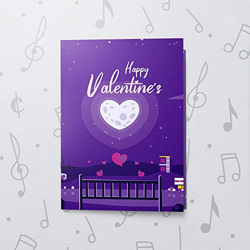 Valentines Musical Greeting Cards | Happy Valentines Singing Card, Sweet Musical Cards, Talking Cards With Sound Module 10690 (120 Second Recordable)