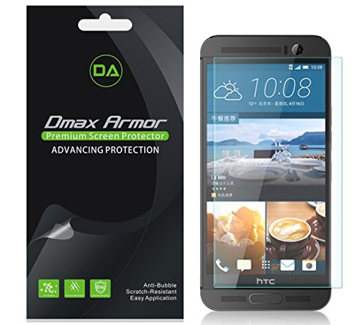 Dmax Armor [6-Pack] for HTC One M9+ (Plus) Anti-Glare & Anti-Fingerprint (Matte) Screen Protector - Lifetime Replacements Warranty- Retail Packaging