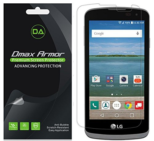 [6-Pack] Dmax Armor for LG Rebel LTE Anti-Glare & Anti-Fingerprint (Matte) Screen Protector - Lifetime Replacements Warranty -Retail Packaging