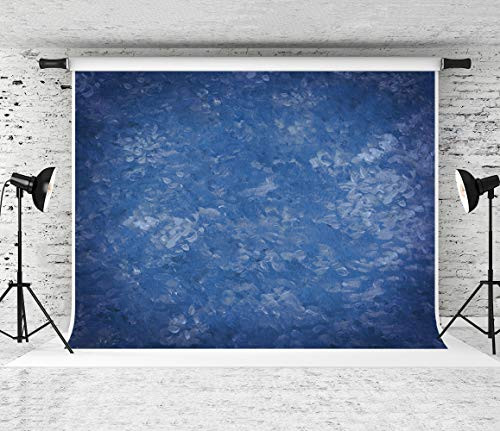 Kate 7x5ft Classic Blue Photography Backdrop Retro Texture Photo Background Collapsible Fabric