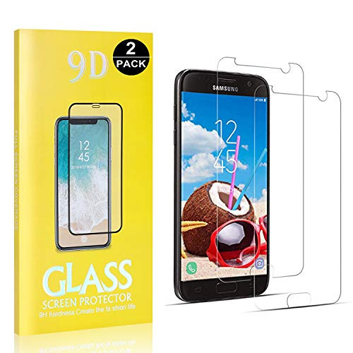 Galaxy S7 Tempered Glass Screen Protector, Bear Village HD Screen Protector, Bubble Free, Anti Scratch Screen Protector Film for Samsung Galaxy S7, 2 Pack