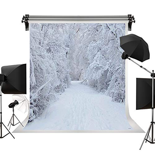 Kate 6.5x10ft/2m(W) x3m(H) Holiday White Snow Backdrop Photography White Frozen Tree Winter Background Photo Backdrops Kate 6.5x10ft/2m(W) x3m(H) Holiday White Snow Backdrop Photography White Frozen Tree Winter Background Photo Backdrops