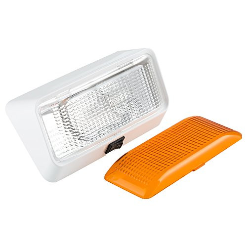 Lumitronics RV Exterior Porch Light with On/Off Switch and Removable Lenses. Perfect Outside Replacement 12V Lighting for RVs, Motorhomes, Campers, 5th Wheels, Trailers.!