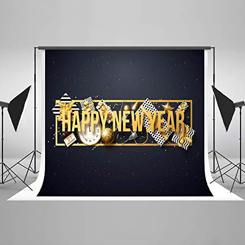 Kate 7ft(W) x5ft(H) New Year Backdrops 2019 New Year Eve Celebration Photography Backdrop Microfiber Festival Photo Studio Props