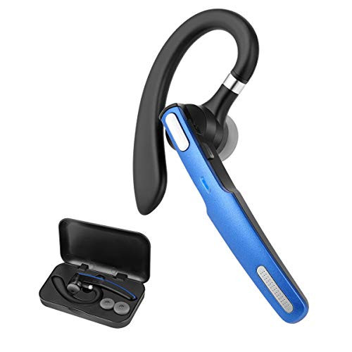 Bluetooth Headset Best Truckers Wireless Business Bluetooth Earpiece with 9Hours Talktime Mic HandsFree Noise Cancelling Headphones Compatible Android Cell Phone for Driving/Office