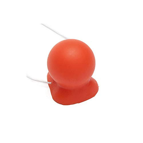 Red Clown Nose, Rubber Carnival honking Clown Nose with Elastic