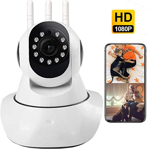 Security WiFi Camera, 1080p WiFi Camera, Indoor Home Camera Support iOS/Android App, WiFi Pet Camera with Night Vision Two Way Audio, Home Surveillance for Baby/Pet/Elder, IP Cameras, Activity Alert
