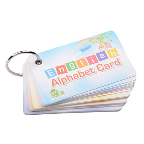 MUZOCT Alphabet Flash Cards Toddler ABC Letters Learning Cards Word-Picture Recognition Educational Learning for Kids Preschool