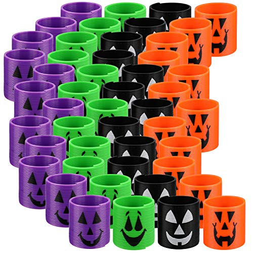Pack of 48 Magic Springs for Halloween Party Favors,Mini Magic Springs Toys for Kids-Perfect for Trick or Treat Party Supplies