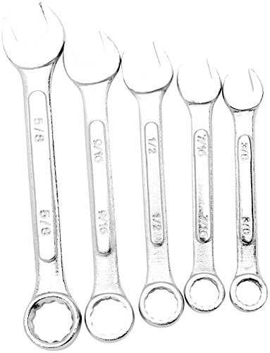 Performance Tool 1405 Combo Wrench Set (SAE), 5 Piece