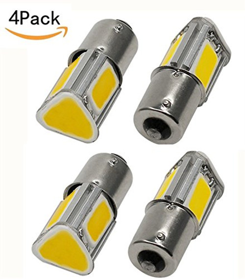JKLcom 1156 COB LED Lights 4 Pack 1156 BA15S P21W Yellow Led Car Bulbs 12V Turn Signal Reverse Lights Tail Light Bulbs JKLcom 1156 COB LED Lights 4 Pack 1156 BA15S P21W Yellow Led Car Bulbs 12V Turn Signal Reverse Lights Tail Light Bulbs