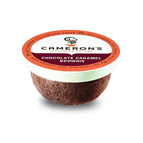 Cameron's Specialty Coffee, Chocolate Caramel Brownie, 12 Count, Single Serve