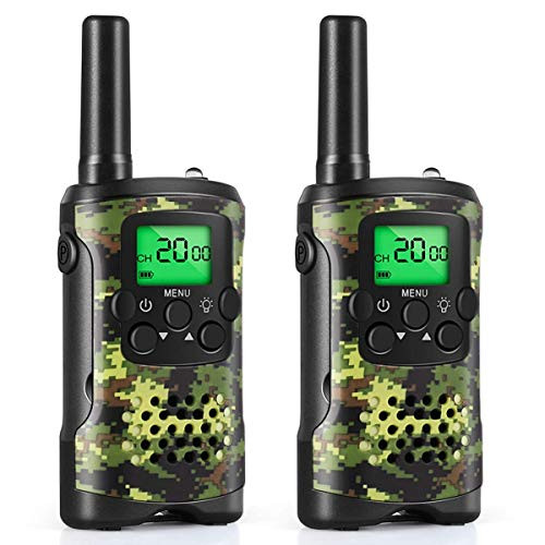 Walkie Talkies for Kids, 22 Channel 2 Way Radio 3 Mile Long Range Kids Toys & Handheld Kids Walkie Talkies, Best Gifts & Top Toys for Boy & Girls Age 3 4 5 6 7 8 9 for Outdoor Adventure Game, Boys Toy