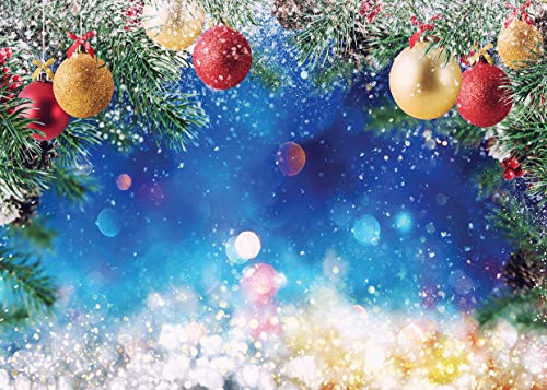 AIIKES 7x5FT Christmas Backdrops for Photography Winter Snowflake Christmas Balls Photography Background Kids Baby Birthday Backdrops Xmas Holiday Party Decoration Photo Studio Props 11-735 AIIKES 7x5FT Christmas Backdrops for Photography Winter Snowflake Christmas Balls Photography Background Kids Baby Birthday Backdrops Xmas Holiday Party Decoration Photo Studio Props 11-735
