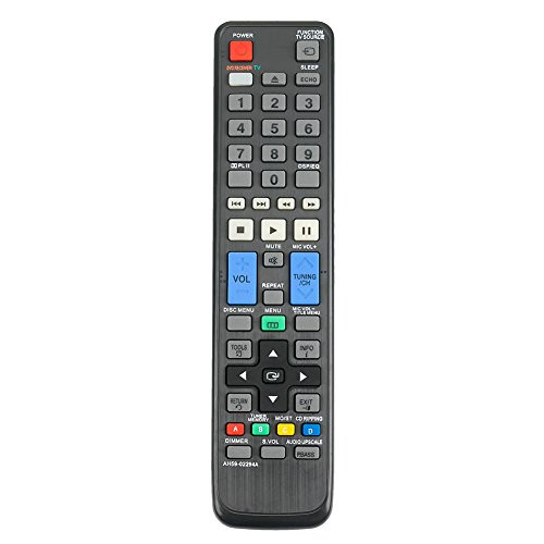 AH59-02294A Replace Remote fit for Samsung HT-C445N HT-C450N HT-C455N HT-C453N HT-C450 HT-C453 HT-C455 HT-C460 HT-C463 HT-C550 HT-C653W HT-C553 HT-C650W HT-C555 HT-C655W Home Theater System