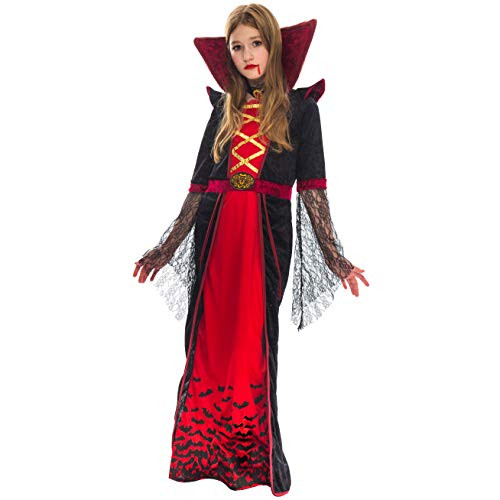 Spooktacular Creations Vampire Girl Costume (L) Red