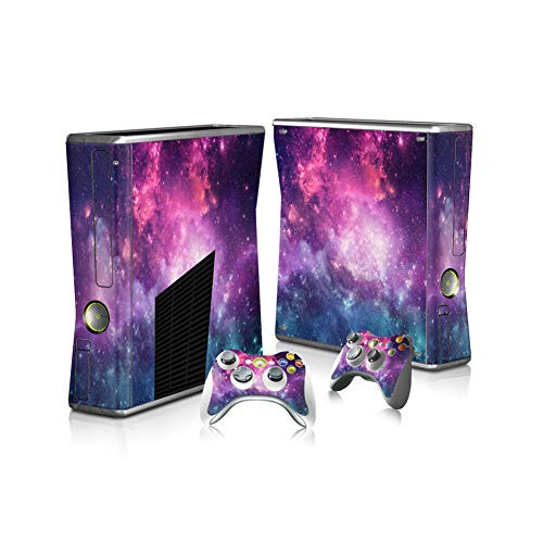SKINOWN Xbox 360 Console Skin Sticker Vinyl Decal Cover for Xbox 360 Slim Console and Remote Controllers