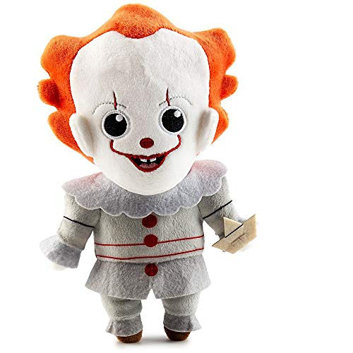 Kidrobot Pennywise: ~7" It x x Phunny Plush + 1 Classic Horror & Sci-fi Movies Trading Card Bundle (15348)