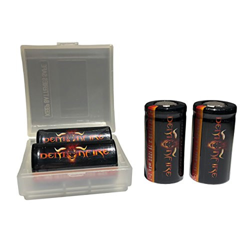 4 Piece IMR 18350 Flat Top 1200mAh 3.7V High Drain LiMn Demonfire Rechargeable Battery 4 Piece IMR 18350 Flat Top 1200mAh 3.7V High Drain LiMn Demonfire Rechargeable Battery