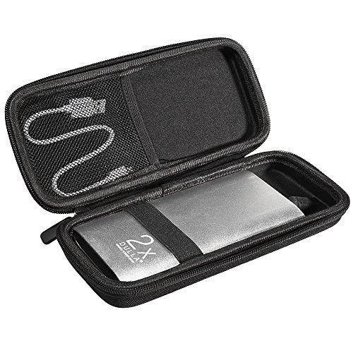 Hard Travel Case Bag for DULLA M50000 Portable Power Bank 12000mAh External Battery Charger by Aproca.