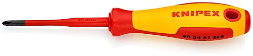 Knipex 98 24 01 SLS Phillips Screwdriver "Slim" PH1 with PlusMinus profile screws