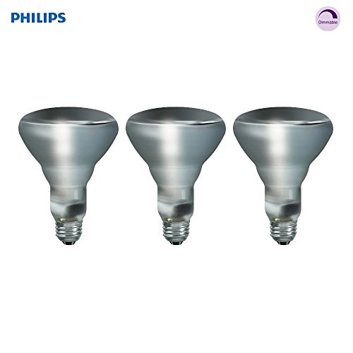 Philips 223040 65-Watt BR30 DuraMax Indoor Flood, 3-Pack