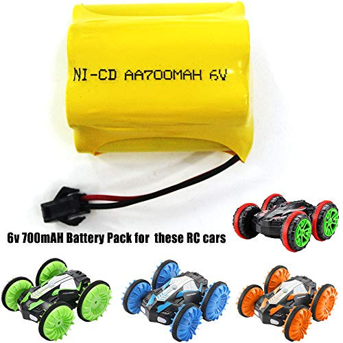 6V 700mAh Ni-Cd AA Rechargeable Battery Pack for Amphibious Stunt RC Cars