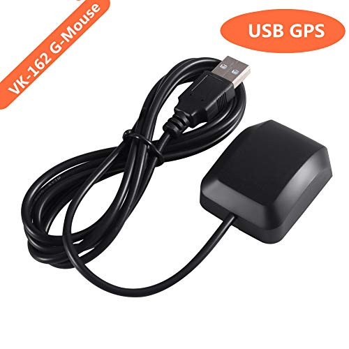 VK-162 G-Mouse USB GPS Dongle Navigation Module External GPS Antenna Remote Mount USB GPS Receiver for Raspberry Pi Support Google Earth Window Linux