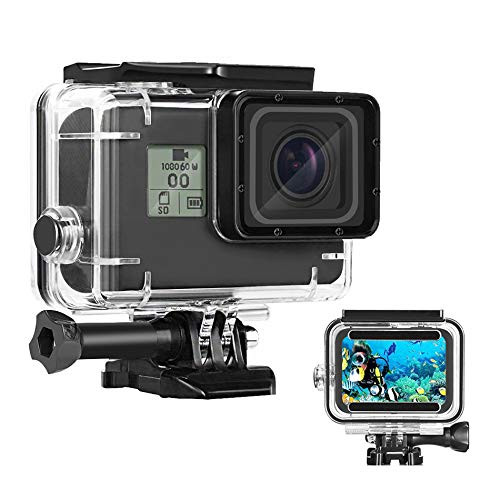 Waterproof Housing Case for GoPro Hero 7/6/5 Black(2018), 169FT/60M Waterproof Case Diving Protective Housing Shell for GoPro Action Camera Underwater Dive Case Shell with Mount & Thumbscrew