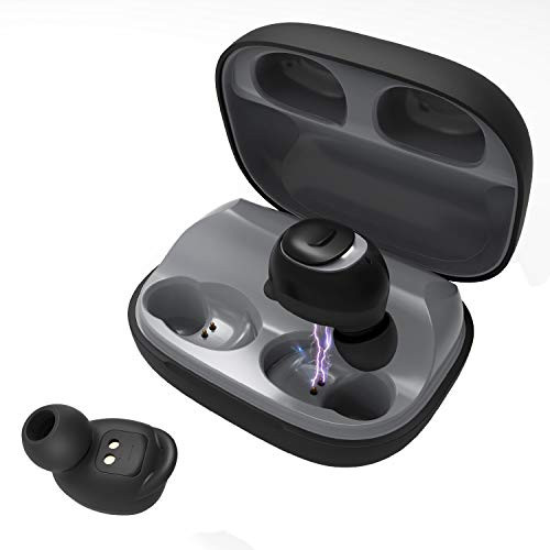 Wireless Earbuds Wireless Bluetooth Headphones Bluetooth 5.0 IPX7 Waterproof Auto Pairing Hi-Fi Stereo Sound Wireless Earphone Sport Headset with Stylish Charging Case