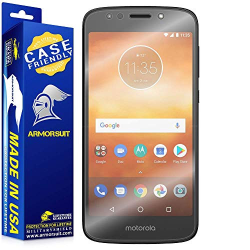 ArmorSuit MilitaryShield [Case Friendly] Screen Protector for Motorola Moto E5 Play/E5 Cruise - Anti-Bubble HD Clear Film