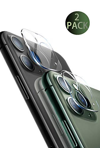 [2 Pack] DouBX Hom Tempered-Glass Camera Lens Protector for Apple iPhone 11 Pro/Apple iPhone 11 Pro Max 2.5D Ultra Thin HD Anti-Fingerprint Screen Protective Clear Film