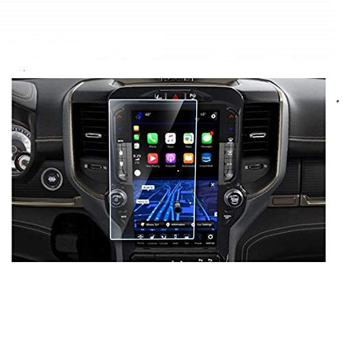 Wonderfulhz Screen Protector Compatible with 2019 1500 2500 3500 Uconnect 12 Inch Dodge Ram - Anti Glare Scratch,Shock-Resistant, Navigation Protection Accessories Premium Tempered Glass