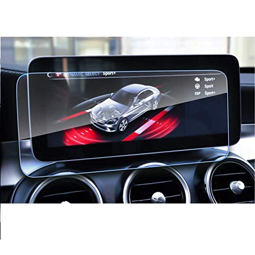 Wonderfulhz Screen Protector Compatible with 2019 2020 Mercedes Benz C/GLC 10.25inch Touch Screen - Anti Glare Scratch,Shock-Resistant, Navigation Accessories Premium Tempered Glass (W205,V253)