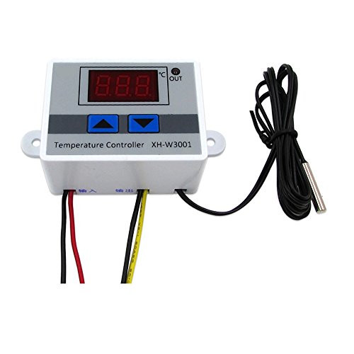 Comidox 220V Digital LED Temperature Controller 10A Thermostat Control Switch Probe 1PCS