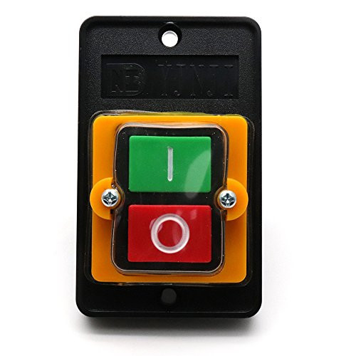 Yohii Stop Start Switch On/Off Push Button Switch Red Green Button AC380V 2Kw
