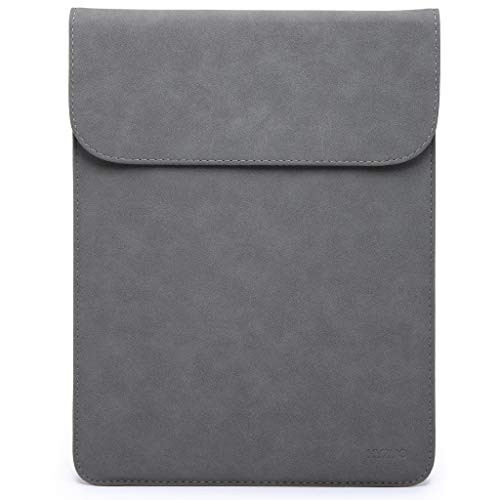 HYZUO 13-13.5 Inch Laptop Sleeve Case Compatible with Old MacBook Air/Old MacBook Pro Retina 13 2012-2015/Old 12.9 iPad Pro/13.5 Surface Laptop 3 2/HP Spectre X360 13, Faux Suede Leather