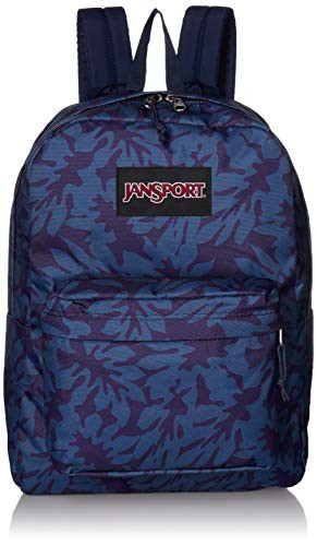 JANSPORT Black Label Superbreak Backpack - Lightweight School Bag | Mountain Foliage Print