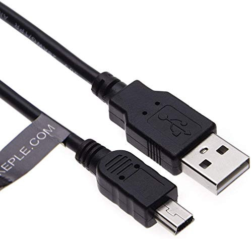 Mini USB Cable 5m Charger Compatible with Tomtom 520, 530, 540, 550, 620, 630, 720, 730, 740, 750, 920, 930, 940, 950, 2050, XL 30, Tom Tom Start 25 M, ONE 30 Series | Sat Nav GPS in Car Charging
