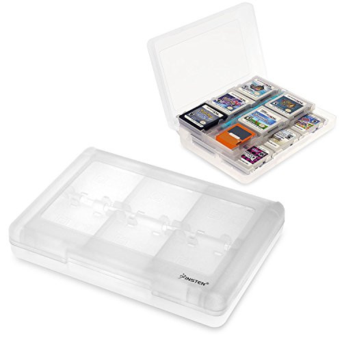 Insten 28-in-1 Game Holder Card Case for Nintendo NEW 3DS / NEW 3DS XL / NEW 3DS LL / 3DS / 3DS XL / 3DS LL / DSi / DSi XL / DSi LL / DS / DS Lite / NEW 2DS XL LL / 2DS Cartridge Storage Box, White