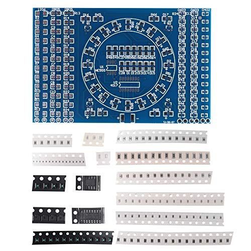 Organizer DIY SMD SMT Welding Practice Soldering Skill Training Board (Blue)