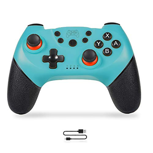 Wireless Switch Pro Controller Gamepad Joypad Remote Switch Controller Joystick for Nintendo Switch Console and PC Support Gyro Axis Turbo and Dual Vibration