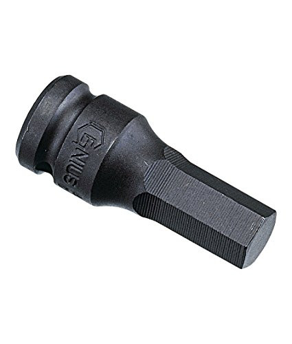 Genius Tools 447612 1/2" Dr. 12mm Hex Impact Bit Socket, 76Mml