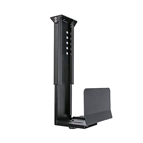 uyoyous CPU Holder Under Desk Mount Adjustable Height Computer Tower Holders Wall PC Case Bracket Heavy Duty with 55lbs Load Capacity