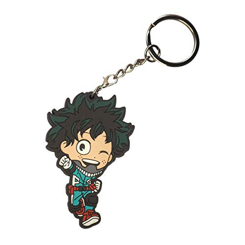 COSAUG Izuku Midoriya Chibi Figure Keychain,Type C