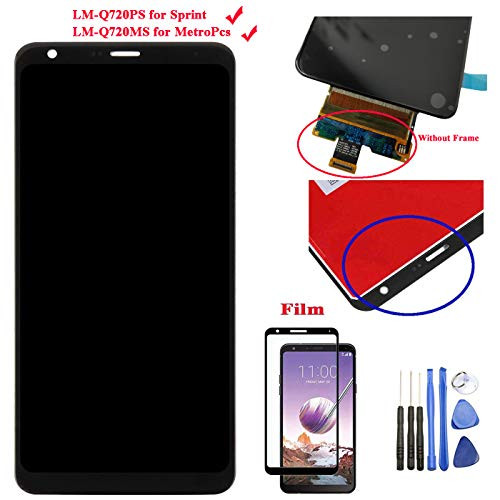 Ubrokeifixit Compatible Touch Panel Screen Digitizer LCD Display Screen Assembly Replacement for LG Stylo 5 2019" LM-Q720TSW LM-Q720PS LM-Q720MS(Without Frame) (ONLY for LM-Q720PS/Sprint)